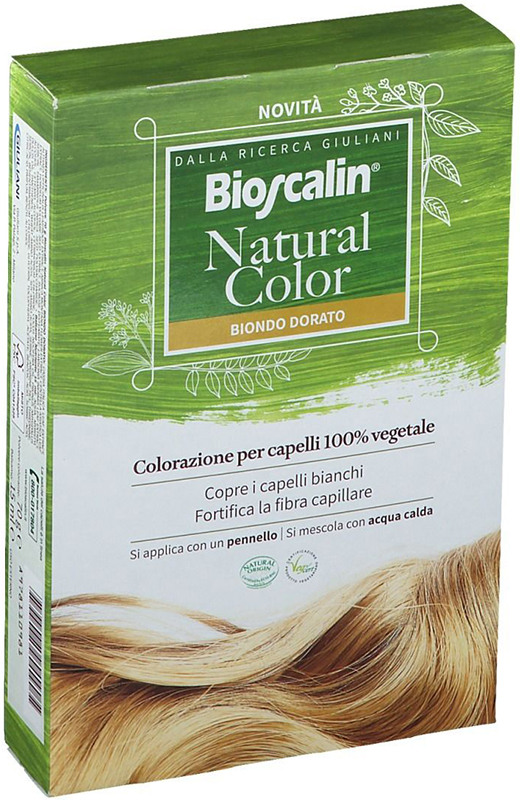 BIOSCALIN NATURAL COLOR BIONDO DORATO 70 G - Farmacia Del Monaco
