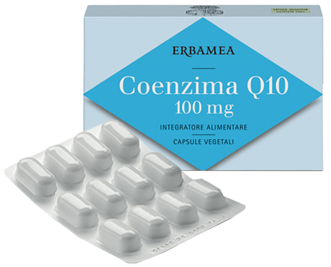 ERBAMEA COENZIMA Q10 100 MG 24 CAPSULE VEGETALI - Farmacia Del Monaco