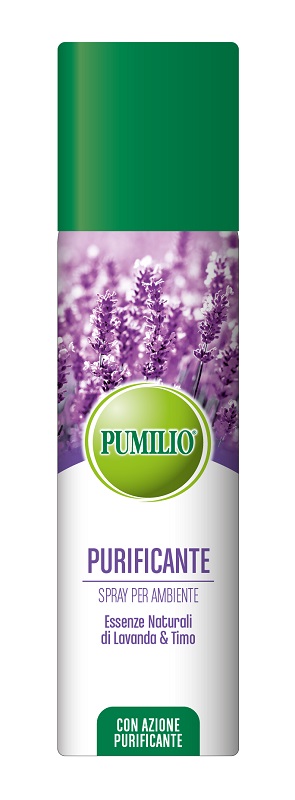 PUMILIO PURIFICANTE SPRAY PER AMBIENTE ESSENZE NATURALI DI LAVANDA E TIMO CON AZIONE IGIENIZZANTE 200 ML - Farmacia Del Monaco
