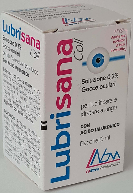 COLLIRIO LUBRISANA FLACONE 10 ML - Farmacia Del Monaco