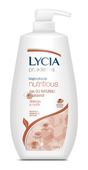 LYCIA PRODERMA BAGNODOCCIA NUTRITIOUS 750 ML - Farmacia Del Monaco