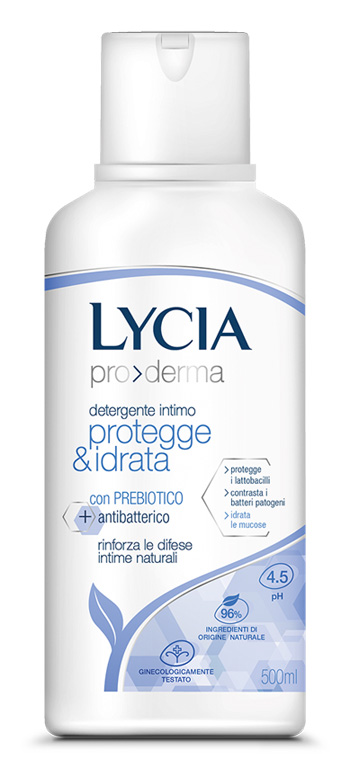 LYCIA PRODERMA DETERGENTE INTIMO PROTEGGE & IDRATA 500 ML - Farmacia Del Monaco