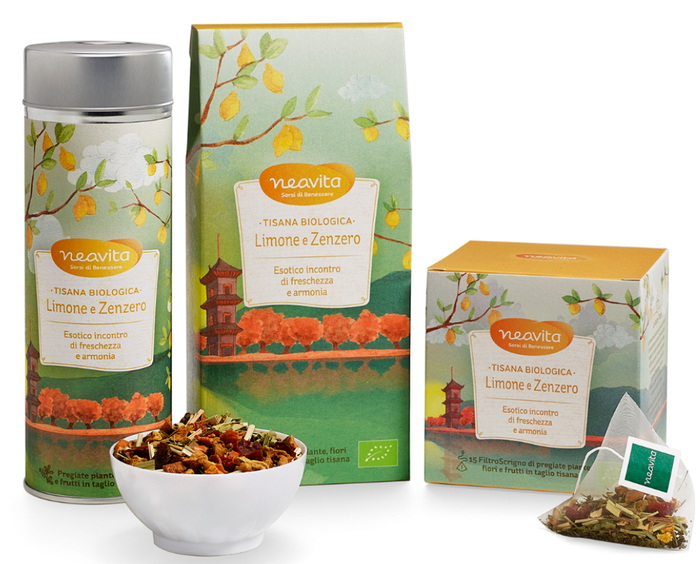 FILTROSCRIGNO LIMONE E ZENZERO BIO 15 FILTRI X 3 G - Farmacia Del Monaco