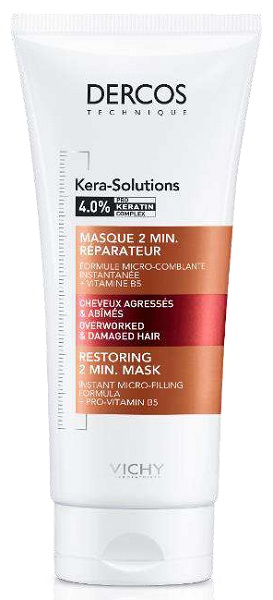 DERCOS TECHNIQUE KERASOL MASCHERA RIPARATRICE 2 MIN 200 ML - Farmacia Del Monaco