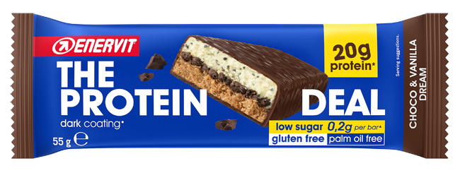 ENERVIT PROTEIN DEAL BARRETTA CHOVAN 55 G - Farmacia Del Monaco