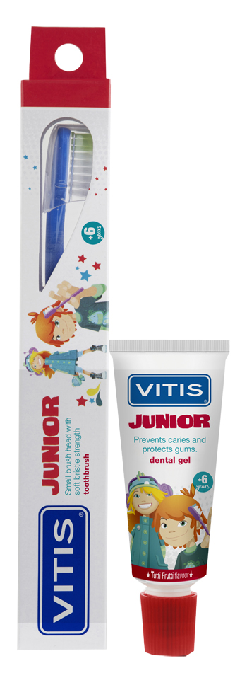 VITIS JUNIOR SPAZZOLINO + GEL 15 ML - Farmacia Del Monaco