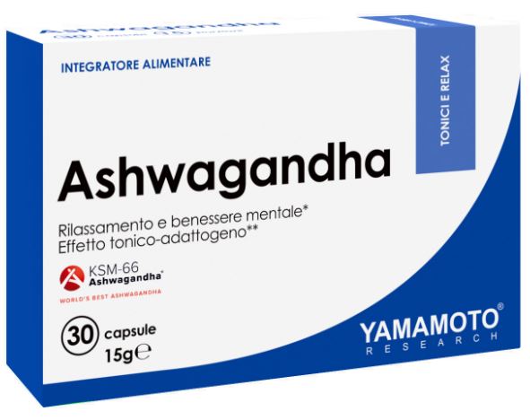 YAMAMOTO RESEARCH ASHWAGANDHA 30 CAPSULE - Farmacia Del Monaco