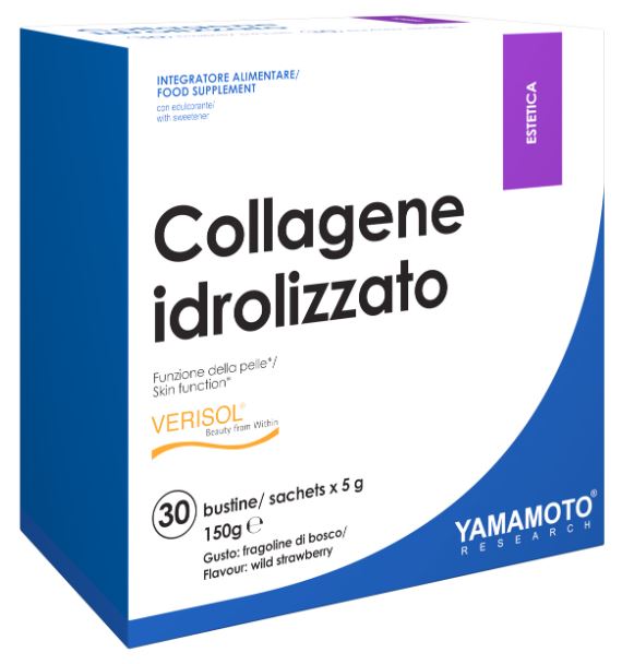 YAMAMOTO RESEARCH COLLAGENE IDROLIZZATO 30 BUSTINE FRAGOLINE DI BOSCO - Farmacia Del Monaco