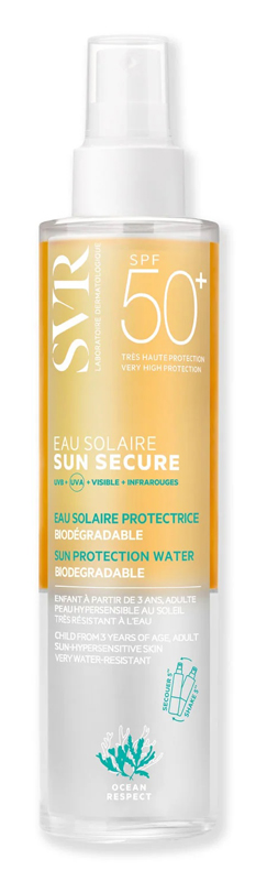 SUN SECURE EAU SOLAIRE SPF50 200 ML - Farmacia Del Monaco