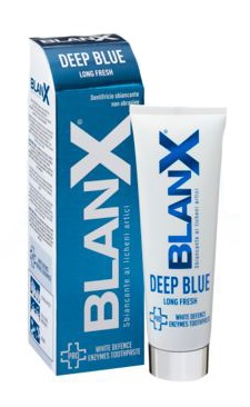 BLANX DEEP BLUE DENTIFRICIO SBIANCANTE NON ABRASIVO 75 ML - Farmacia Del Monaco