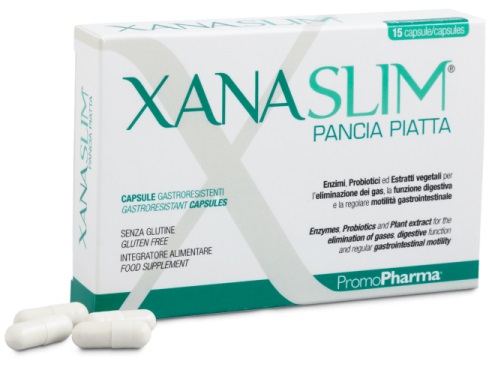 XANASLIM PANCIA PIATTA 15 CAPSULE GASTRORESISTENTI - Farmacia Del Monaco