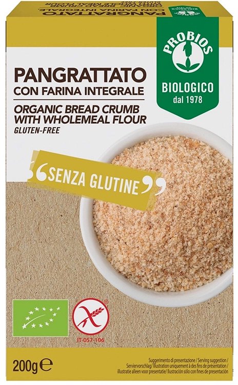 PANGRATTATO CON FARINA INTEGRALE 200 G - Farmacia Del Monaco