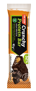 CRUNCHY PROTEINBAR DARK ROCK CHOCOLATE BARRETTA 40 G - Farmacia Del Monaco