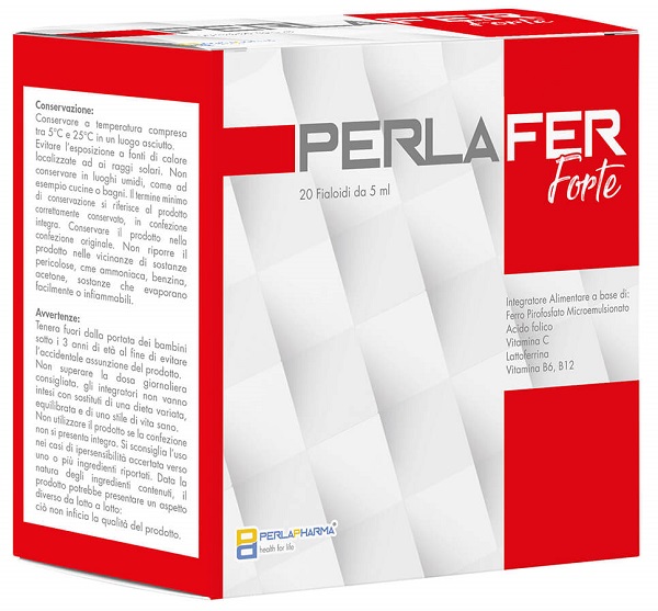PERLAFER FORTE 20 FIALOIDI DA 5 ML - Farmacia Del Monaco