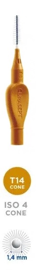 CURASEPT PROXI T14 CONE OCRA/DARK GOLD 5 PEZZI - Farmacia Del Monaco