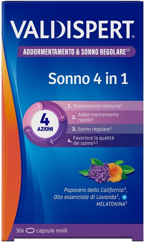 VALDISPERT SONNO 4 IN 1 30 CAPSULE MOLLI - Farmacia Del Monaco
