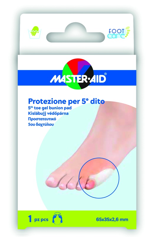 PROTEZIONE IN GEL MASTER-AID FOOTCARE 5 DITO 1 PEZZO C15 - Farmacia Del Monaco