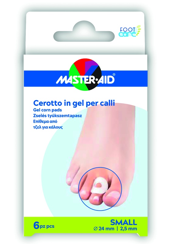 CEROTTO PROTEZIONE CALLI MASTER-AID FOOTCARE IN GEL SMALL 6 PEZZI B10 - Farmacia Del Monaco