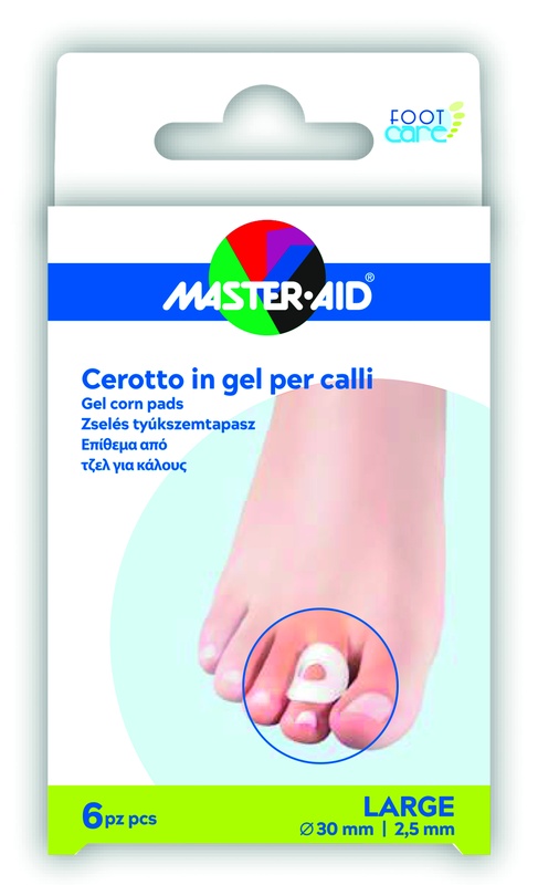 CEROTTO PROTEZIONE CALLI MASTER-AID FOOTCARE IN GEL LARGE 6 PEZZI B11 - Farmacia Del Monaco