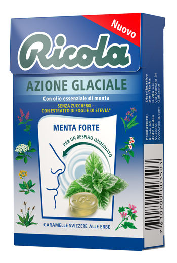 RICOLA AZIONE GLACIALE 50 G - Farmacia Del Monaco