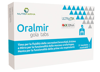 ORALMIR GOLA TABS 20 COMPRESSE - Farmacia Del Monaco