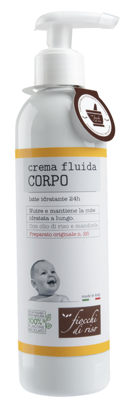 FIOCCHI DI RISO CREMA FLUIDA CORPO IDRATANTE 240 ML - Farmacia Del Monaco