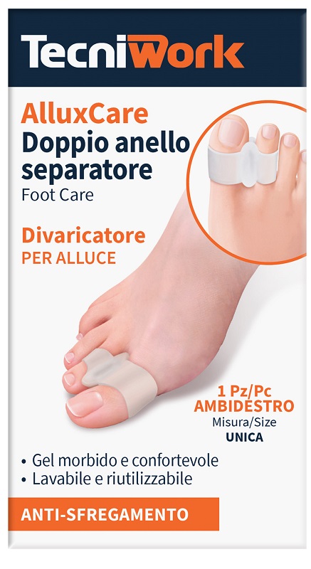 ALLUX CARE SEPARATORE E DIVARICATORE PER ALLUCE A DOPPIO ANELLO - Farmacia Del Monaco