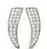 ORECCHINI POST FORATURA CRYSTAL WING BJT983 - Farmacia Del Monaco