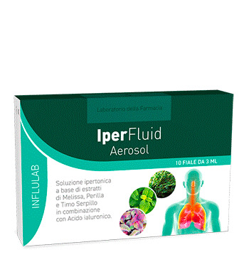 LABORATORIO DELLA FARMACIA IPERFLUID AEROSOL 10 FIALE LINEA INFLULAB - Farmacia Del Monaco
