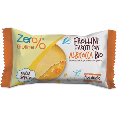 ZER%GLUTINE FROLLINI FARCITI CON ALBICOCCA 70 G - Farmacia Del Monaco