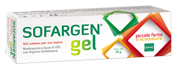 MEDICAZIONE IN GEL SOFARGEN TUBO 25 G - Farmacia Del Monaco