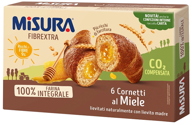 MISURA CORNETTI FIBRE EXTRA MIELE 6 PEZZI - Farmacia Del Monaco