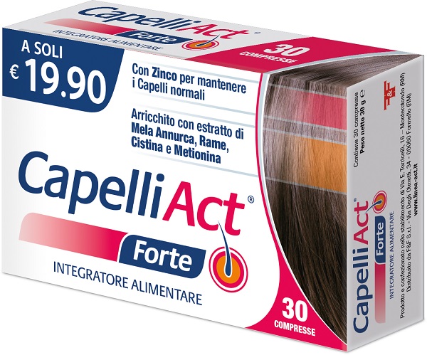 CAPELLI ACT FORTE 30 COMPRESSE - Farmacia Del Monaco