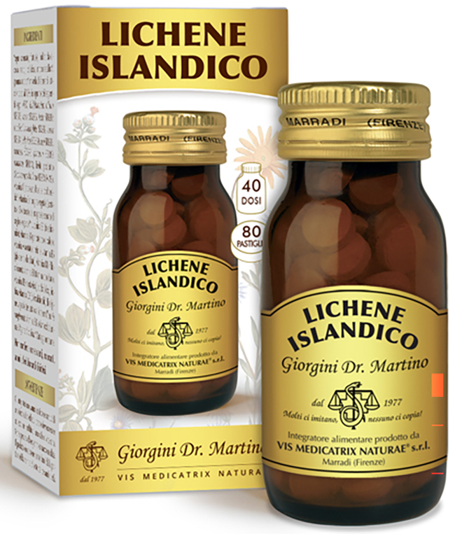 LICHENE ISLANDICO 80 PASTIGLIE - Farmacia Del Monaco
