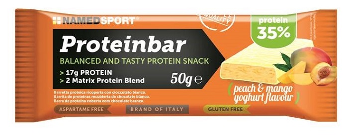PROTEINBAR PEACH & MANGO YOGHURT 50 G - Farmacia Del Monaco