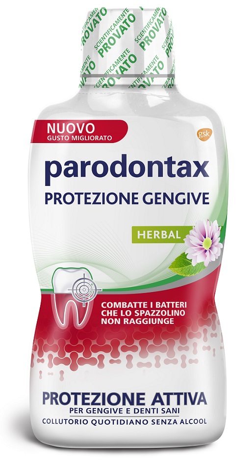 PARODONTAX HERBAL PROTEZIONE GENGIVE COLLUTORIO 500 ML - Farmacia Del Monaco