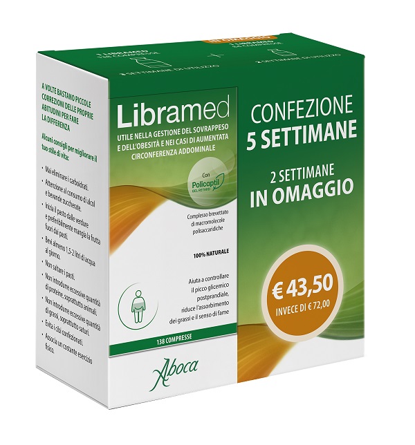 LIBRAMED TRATTAMENTO 5 SETTIMANE 138 + 84 COMPRESSE - Farmacia Del Monaco