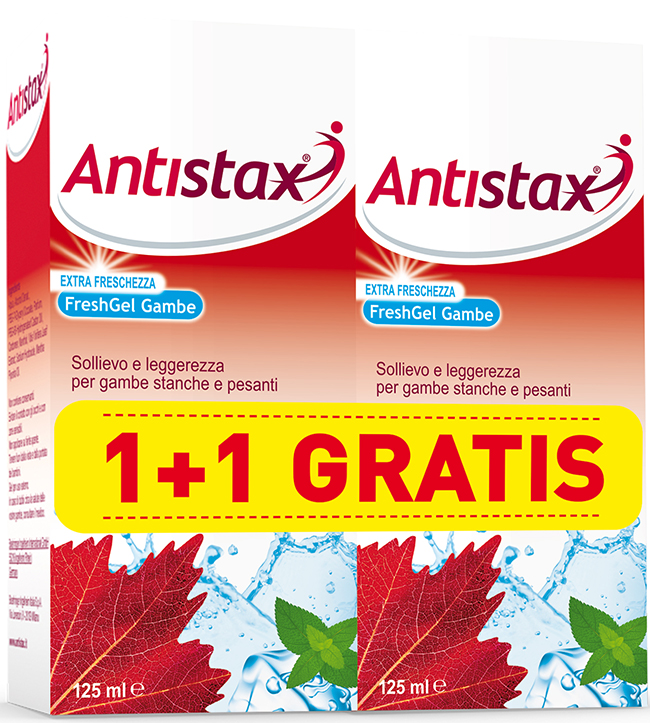 ANTISTAX FRESH GEL 125 ML 1+1 PROMO - Farmacia Del Monaco