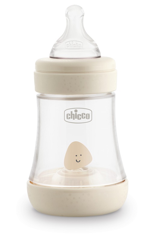 CHICCO BIBERON PERFECT 5 UNISEX 150 ML IN SILICONE 1 FORO - Farmacia Del Monaco