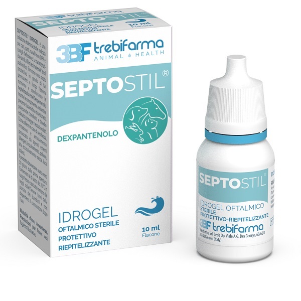 SEPTOSTIL SOLUZIONE OFTALMICA IDRATANTE EPITELIO PROTETTIVA LENITIVA LUBRIFICANTE PER CANI E GATTI 10 ML - Farmacia Del Monaco