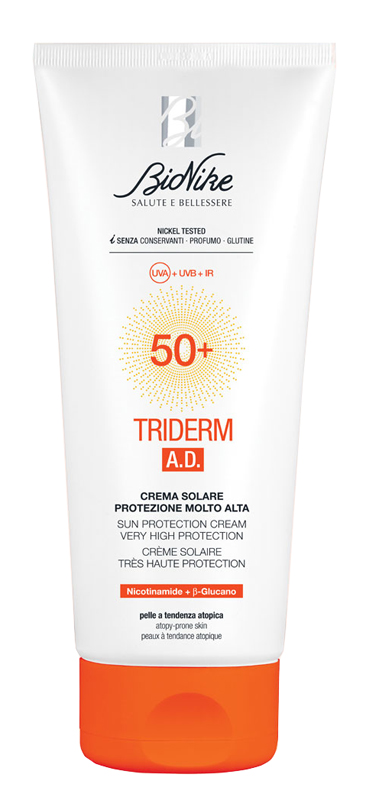 TRIDERM AD CREMA SOLARE SPF50+ 200 ML - Farmacia Del Monaco