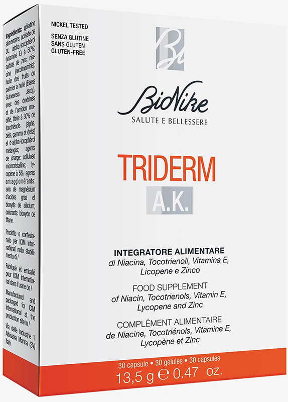 TRIDERM AK 30 CAPSULE - Farmacia Del Monaco