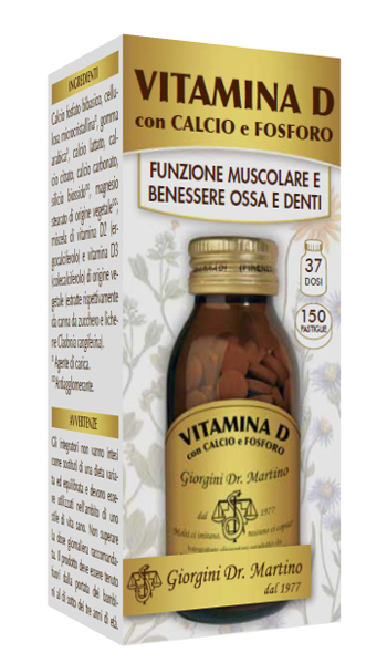 VITAMINA D CALCIO/FOSFORO 150 PASTIGLIE - Farmacia Del Monaco
