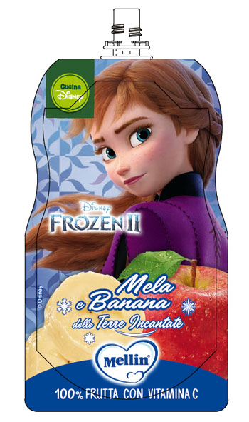 POUCH DISNEY FROZEN MELA BANANA 110 G - Farmacia Del Monaco