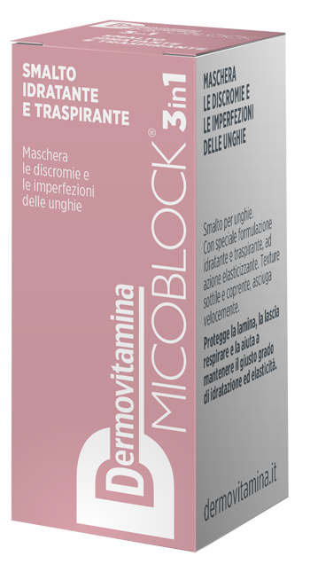 DERMOVITAMINA MICOBLOCK 3 IN 1 SMALTO IDRATANTE E TRASPIRANTE NUDE 5 ML - Farmacia Del Monaco