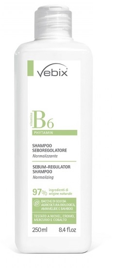 VEBIX PHYTAMIN SHAMPOO SEBOREGOLATORE NORMALIZZANTE 250 ML - Farmacia Del Monaco