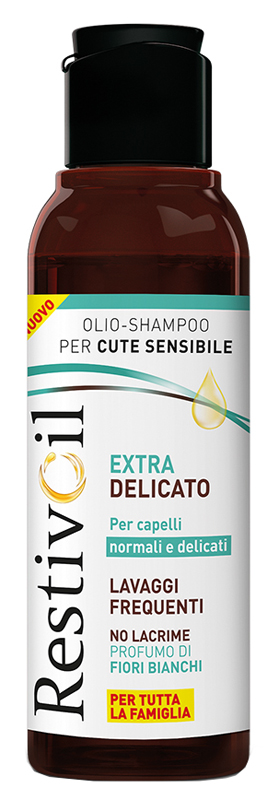 RESTIVOIL EXTRA DELICATO PER CAPELLI NORMALI E DELICATI LAVAGGI FREQUENTI 100 ML - Farmacia Del Monaco