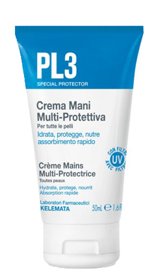 PL3 CREMA MANI MULTI PROTETTIVA 50 ML - Farmacia Del Monaco