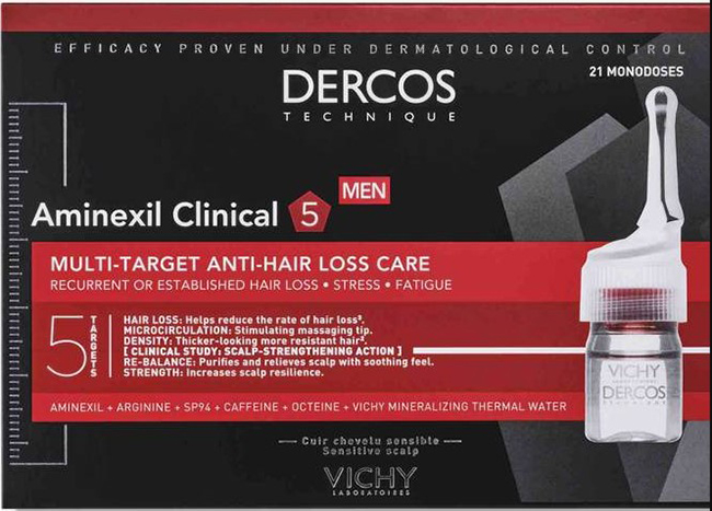 DERCOS AMINEXIL UOMO 12 FIALE 6 ML - Farmacia Del Monaco