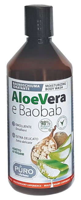 PURO BAGNOSCHIUMA ALOE E BAOBAB 500 ML - Farmacia Del Monaco